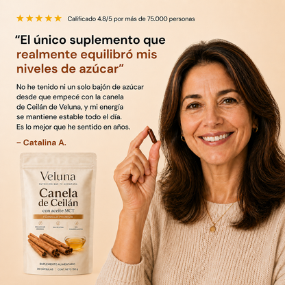 Canela de Ceilán con aceite MCT | Tu ritmo de equilibrio diario.